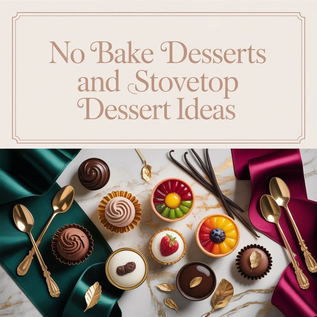 No Bake Desserts and Stovetop Dessert Ideas