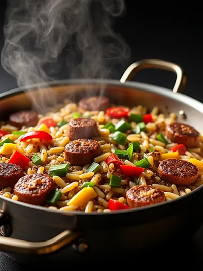 1 Pot Cajun Orzo: Easy One-Pot Dinner