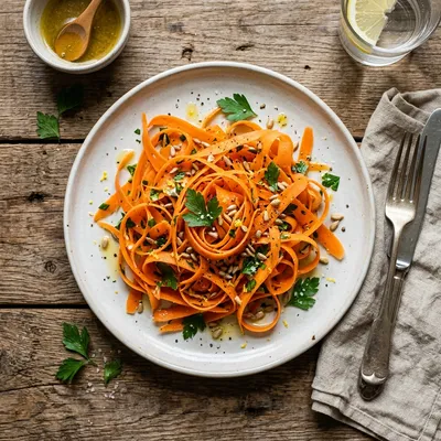 Classic Carrot Summer Salad – Fresh & Healthy - ready to serve