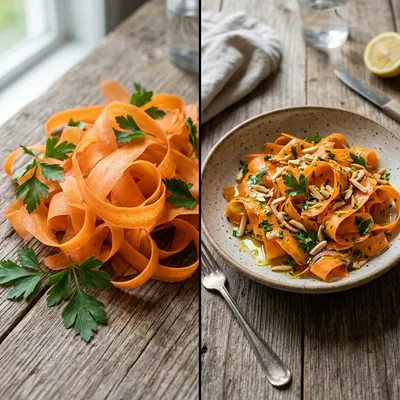Classic Carrot Summer Salad - cooking process