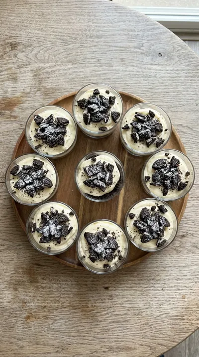 Oreo No-Bake Cheesecake Cups – Easy No-Bake Dessert - cooking process