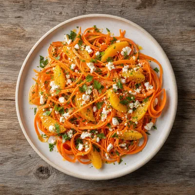 Classic Carrot Summer Salad - ready to serve