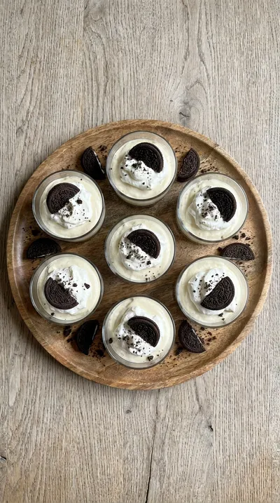 Oreo No-Bake Cheesecake Cups Recipe - cooking process