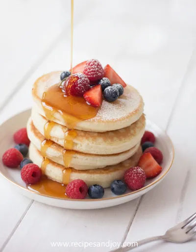 Fluffy American Pancakes Recipe - ready to serve