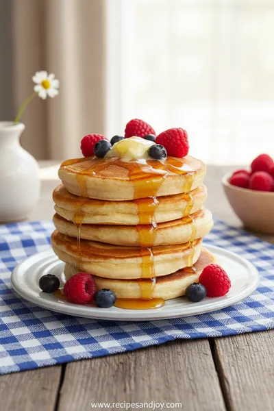Fluffy American Pancakes Recipe
