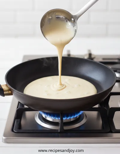 Fluffy American Pancakes Recipe - ingredients preparation