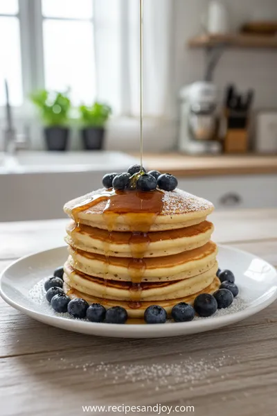 American Pancakes: A Delicious Breakfast Recipe - ready to serve