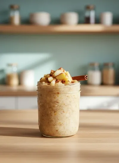Apple Cinnamon Overnight Oats