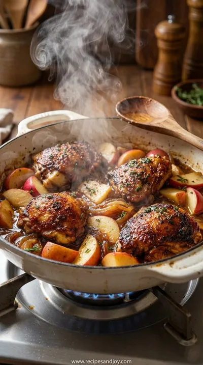 Apple Maple Chicken: Perfect Dinner Idea - cooking process