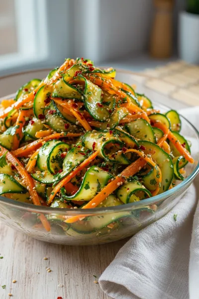 Asian Carrot Cucumber Salad – Quick 15-Minute Fix