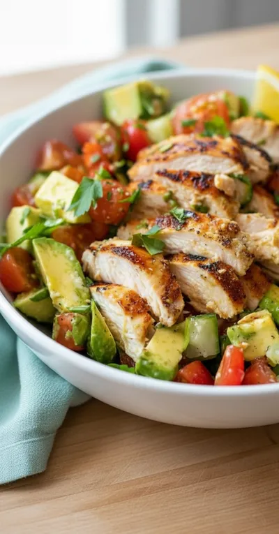 Avocado Chicken Salad – Healthy & Easy