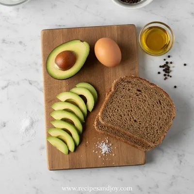 Avocado Egg Toast – Simple Healthy Breakfast - cooking process