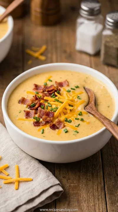 Baked Potato Soup Recipe - Easy & Comforting - ready to serve
