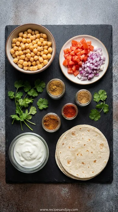 Easy Baked Taco Chaat Cups: Crunchy Papdi Appetizer - ingredients preparation