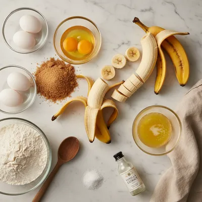 Best Moist Easy Banana Bread - cooking process