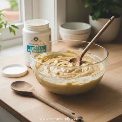 High-Protein Banana Bread Recipe - ingredients preparation