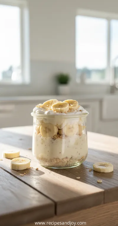 Banana Cream Pie Overnight Oats