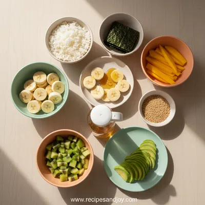 Banana Sushi: Fun Healthy Snack - cooking process