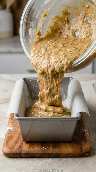 Banana Zucchini Bread: Easy Recipe with Sweet Spices - cooking process