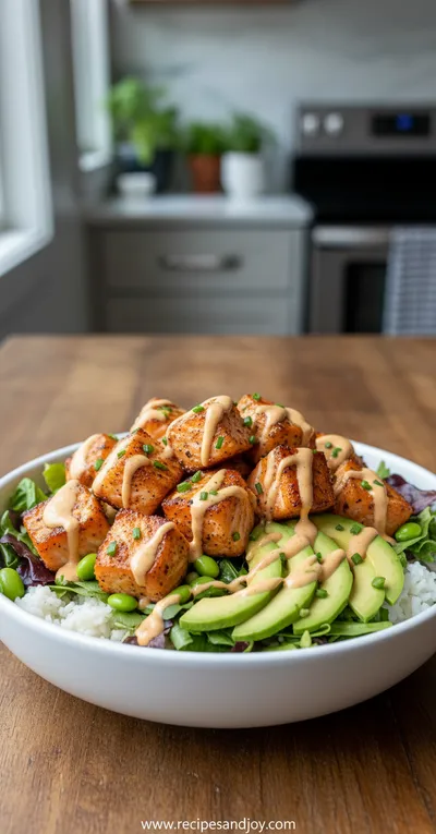 Bang Bang Salmon Bites Bowls