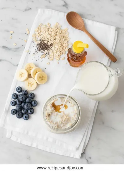 Basic Overnight Oats Recipe - cooking process