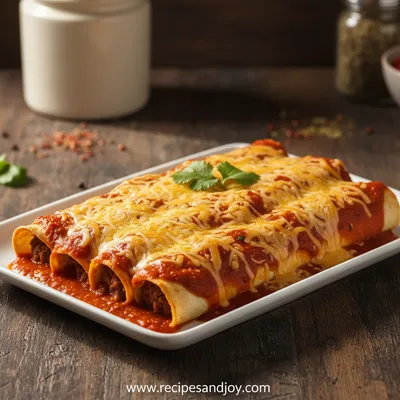 5-Ingredient Beef Enchiladas
