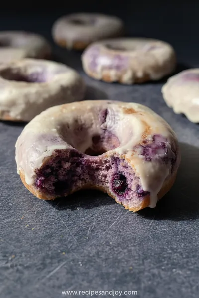 High Protein Blueberry Cake Donuts