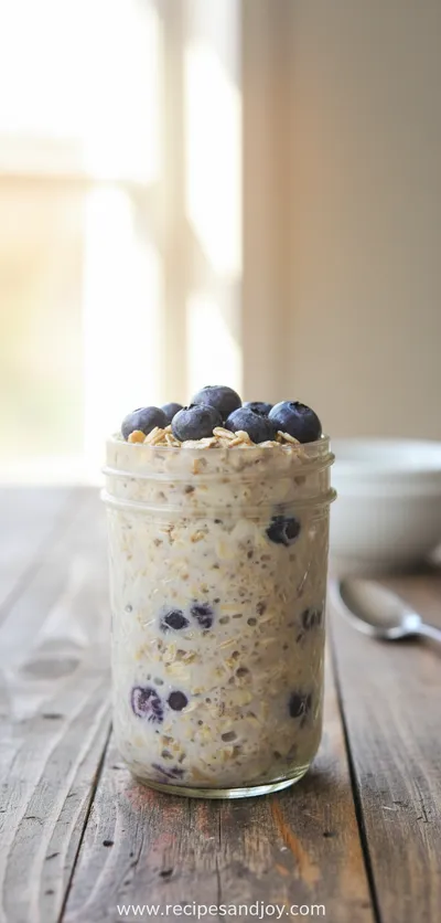 Blueberry Overnight Oats Recipe