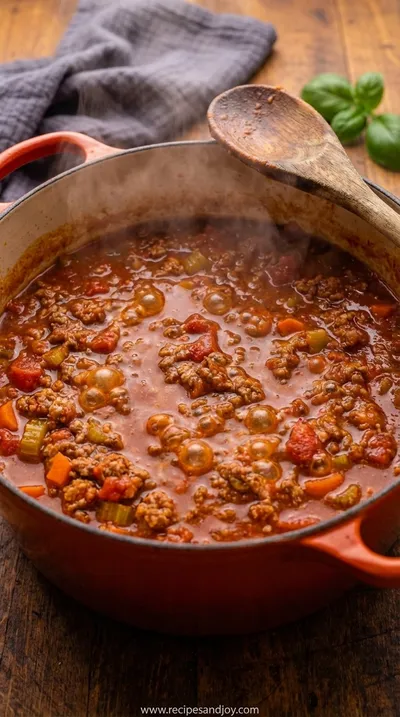 Ragù alla Bolognese with Pappardelle: Classic Italian Recipe - cooking process