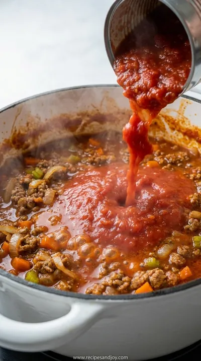 Bolognese Sauce Recipe: Rich and Flavorful - cooking process