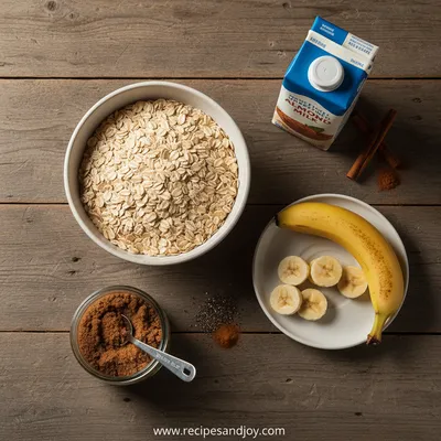 Brown Sugar Overnight Oats: Easy Make-Ahead Breakfast - ingredients preparation