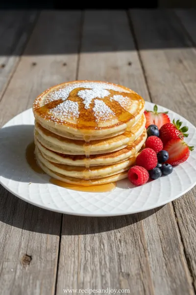 Buttermilk Pancakes Recipe - ready to serve