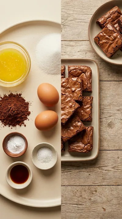 Brookies: Chewy Chocolate Cookie-Brownie Bars - ready to serve