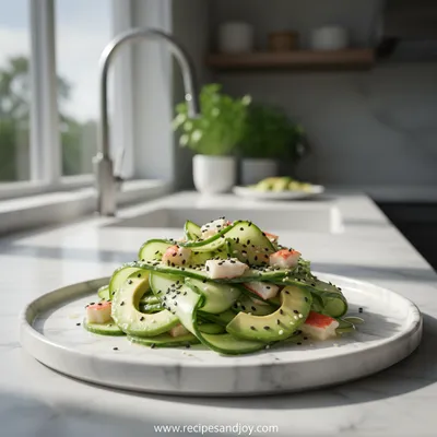 California Roll Cucumber Salad