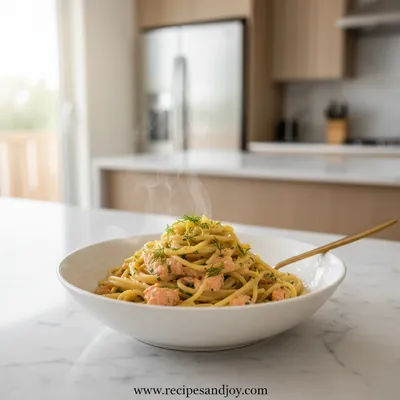 Canned Salmon Pasta – Easy Healthy Dinner
