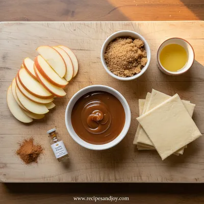 Simple Caramel Apple Pie Bombs - cooking process