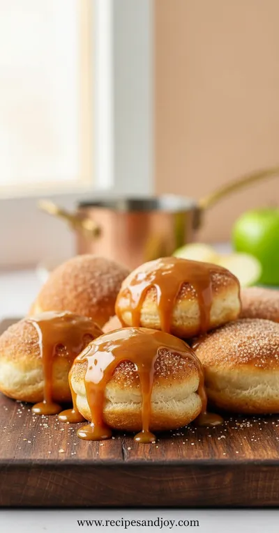 Simple Caramel Apple Pie Bombs