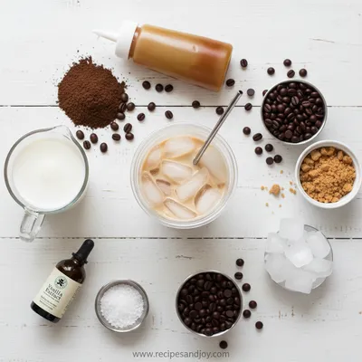 Caramel Ribbon Crunch Frappuccino Recipe - cooking process