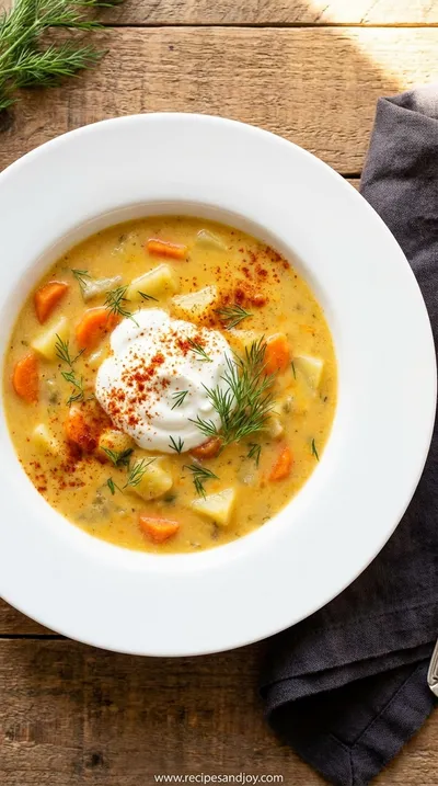 Carrot Potato Soup: Simple & Healthy Family Recipe - ready to serve