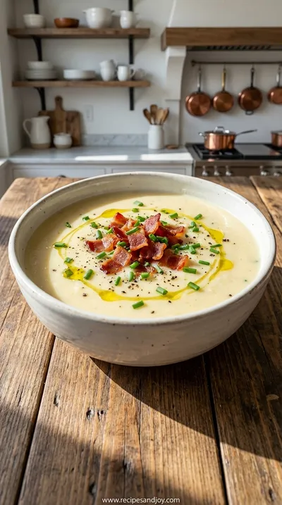 Creamy Cauliflower Potato Soup Recipe