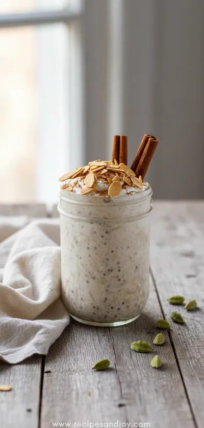 Chai Spiced Overnight Oats Recipe