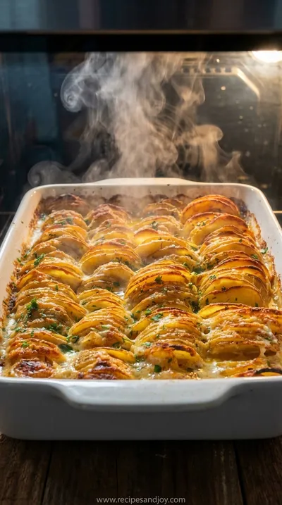 Easy Cheesy Scalloped Potatoes: Simple Family Recipe - cooking process