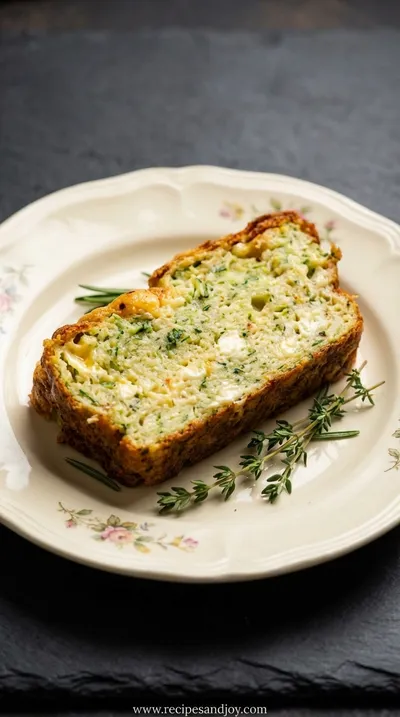 One Bowl Cheesy Zucchini Bread Recipe - ready to serve