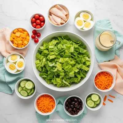 Easy Classic Chef Salad - cooking process