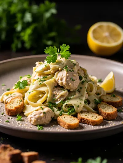 Chicken Caesar Pasta Salad - cooking process