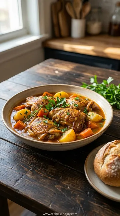 Chicken Stew Recipe: Hearty and Comforting Family Meal - ready to serve