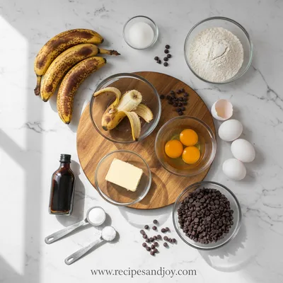 Chocolate Chip Banana Bread Easy Recipe - cooking process