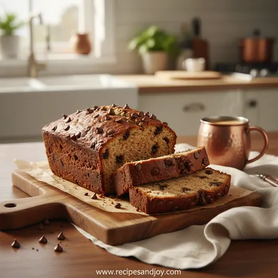 Moist Chocolate Chip Banana Bread