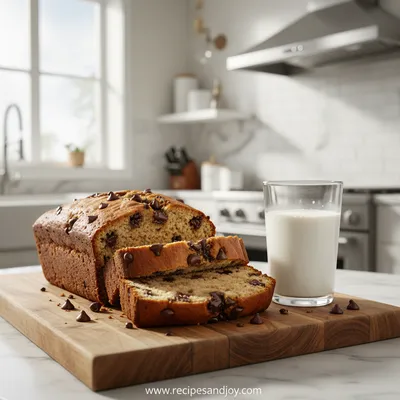 Chocolate Chip Banana Bread Easy Recipe