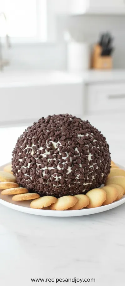 Chocolate Chip Cheese Ball Appetizer